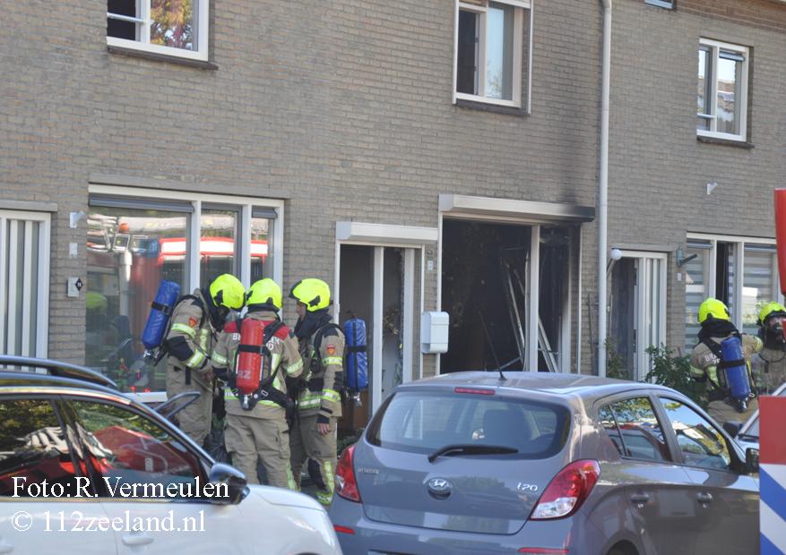 Brand in woning Middelburg