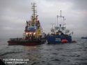 Viskotter in aanvaring met Coaster